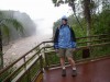 Iguazu falls in the rain
