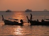 Sunset at Ao Nang beach, Krabi