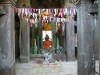 A shrine to Buddha in one of the temples