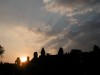 Sunset at the hill temple, Angkor